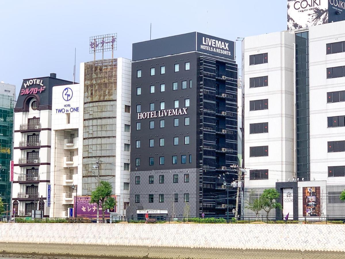 Hotel Livemax Hiroshima Funairimachi Riverside Bagian luar foto